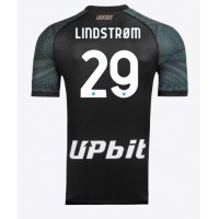 Camisa de Futebol SSC Napoli Jesper Lindstrom #29 Equipamento Alternativo 2023-24 Manga Curta